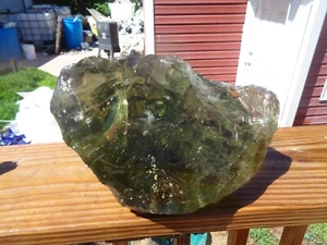 Glass Rock Slag Pretty Clear Green 15.4 lbs OO19 Rocks Landscaping Aquarium - Picture 1 of 2
