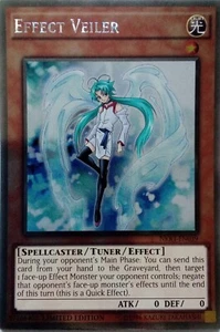NKRT-EN039 EFFECT VEILER PLATINUM RARE LIMITED EDITION YuGiOh CARD - Picture 1 of 1