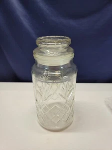 1983 Mr. Peanut Kanister Glas Übertöpfe Erdnüsse Glas mit Deckel Vintage Kanister - Bild 1 von 6
