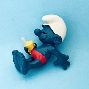 Hamaca de los Pitufos SUPER PITUFO - 40226 Figura de colección de los Pitufos solo años 80 - Imagen 1 de 7
