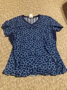 Sketchers Medical Scrubs Top, Size Medium, - Picture 1 of 4