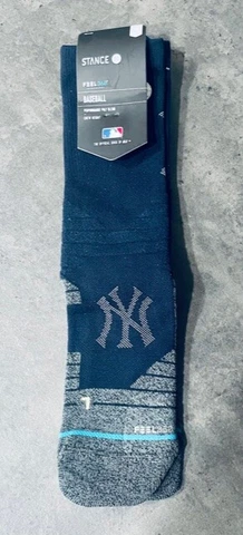 Stance Feel 360 Baseball Yankees B LG Dmnd Pro New York Socks Unisex Size Medium Cover