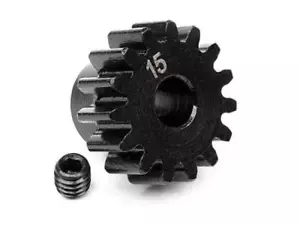 NEW HPI Savage Vorza Apache Pinion Gear 15 Tooth 1M/5mm Shaft Super 100914 - Picture 1 of 1