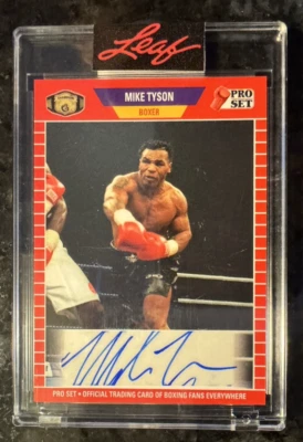 2021 Leaf Pro Set Mike Tyson Auto Encased/Sealed Autograph Card #PSA-MT1 - Image 1 of 4
