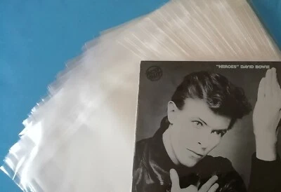 BUSTE ESTERNE DISCHI-VINILI-LP con FLAP ADESIVO - POLIPROPILENE 80 micron-100 pz - Immagine 1 di 4