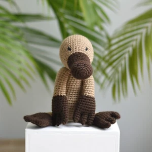 The Platypus Crochet Gift - Platypus Stuffed Handmade Toy - Unique Platypus Toy - Picture 1 of 4