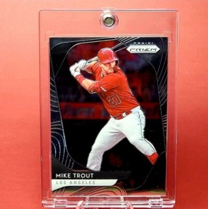 Mike Trout CHROME PRIZM CARD - MINT - W/ CASE
