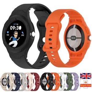 Google Pixel Watch/Watch 2 Replacement Sport Watch Strap Shockproof Bumper Strap - Picture 1 of 44