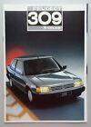 V30711 PEUGEOT 309 PHASE 1 INCL. GTi - CATALOGUE - 1987 - A4 - B NL