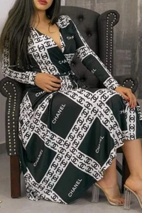 Womens Summer Boho Lace Maxi Dress Ladies V Neck Casual Holiday Long Sundress - Picture 1 of 1