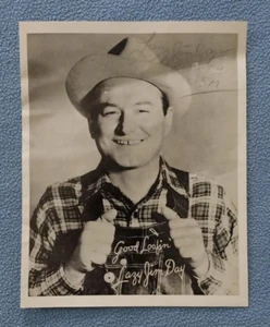 Radio originale 1954 Lazy Jim Day FIRMATA musica country hillbilly WSM Nashville - Foto 1 di 3