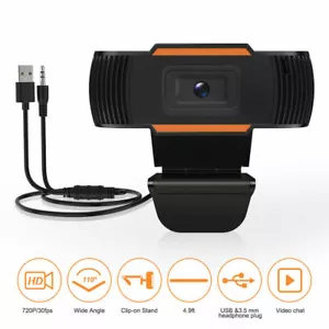 WEBCAM HD 1080P PC con Microfono Videoconferenza Skype Smartworking Video USB - Foto 1 di 11