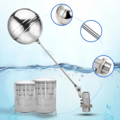 1" Stainless Steel Float Valve Automatic Water Trough Cattle Bowl - Image 1 of 4