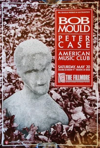 BOB MOULD Original 1989 FILLMORE CONCERT POSTER - Picture 1 of 1