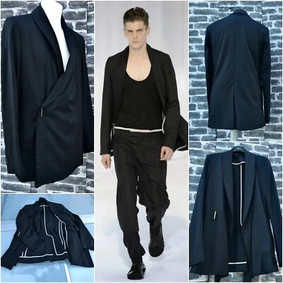 UltraRare & Great Dior Homme SS11 Shawl Collar Minimalist Fluid Kimono Blazer - Image 1 of 4