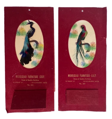 VINTAGE 1952 CALENDAR ADVERTISING MORRISEAU FURNITURE WINCHENDON, MASS LOT OF 2 - Image 1 of 4