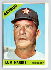 1966 Topps Card, #147 Lum Harris, Houston Astros
