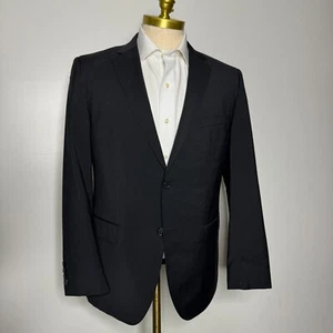 Hugo Boss Men’s Blazer 40S – Black Solid Sport Coat Jacket Wool - Picture 1 of 11