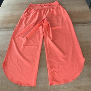 Halara Breezeful High Waisted Pants Women M Orange Crossover Pocket Quick Dry - Imagen 1 de 14