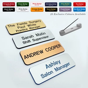 PIN maßgeschneidert graviertes Namensabzeichen Hebamme Pflegeassistent Zuhause Krankenschwester Supervisor - Bild 1 von 7