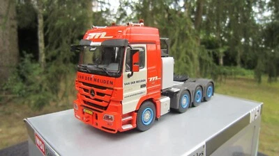 WSI 01-1058 MERCEDES BENZ ACTROS MP3 LH TRACTOR 8X4 SOLO " VAN DER MEIJDEN " - Immagine 1 di 4