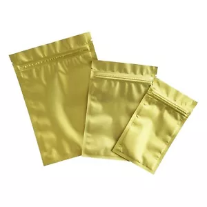 Sacchetti di tenuta termica in plastica poli oro sacchetti per conservazione sicuri per alimenti per caramelle liofilizzate - Foto 1 di 12