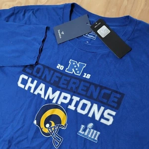 NEW Los Angeles Rams Pro Line Fanatics Men's XL Blue Long Sleeve T-shirt 2018 - Picture 1 of 5