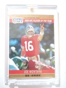 Joe Montana San Francisco 49ers 1990 NFL Pro Set #2 Error Card READ DESCRIPTION - Picture 1 of 13