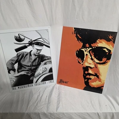 Fotografía de hojalata Elvis Presley Wertheimer 1956 2001 16" x 12,5" Tigerman RARA  Foto 1 de 4