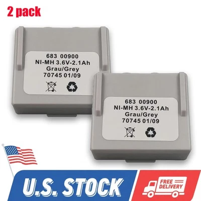 Batería 2 piezas 3.6V 2750mAh 68301000 68300900 Ni-MH para control remoto hetrónico EE. UU. Foto 1 de 4