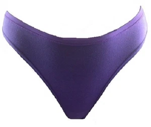 PUMA 13610 CULOTTE BRESILE PERIZOMA SLIP TG S 4 NUOVO VIOLA TANGA LINGERIE DONNA - Foto 1 di 2
