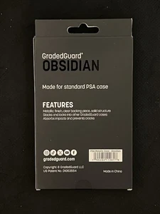 GradedGuard PSA Graded Card Guard Protector METALLIC OBSIDIAN Limited Edition - Picture 1 of 2