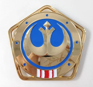 Disney Parks Exclusive MARSHALL BADGE Star Wars Galaxy's Edge New Republic RARE! - Picture 1 of 6