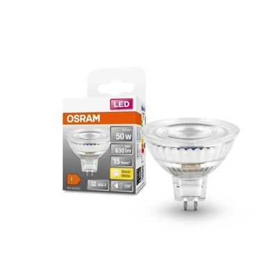 Osram GU5.3 MR16 LED Strahler 120° 5,3W wie 50W 2700K warmweißes Licht - 12V Nie - Bild 1 von 4