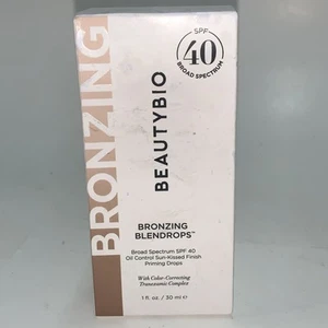BEAUTYBIO Bronzing Blendrops SPF 40 Priming Drops 1 fl. oz.  Exp 2026 - Picture 1 of 4