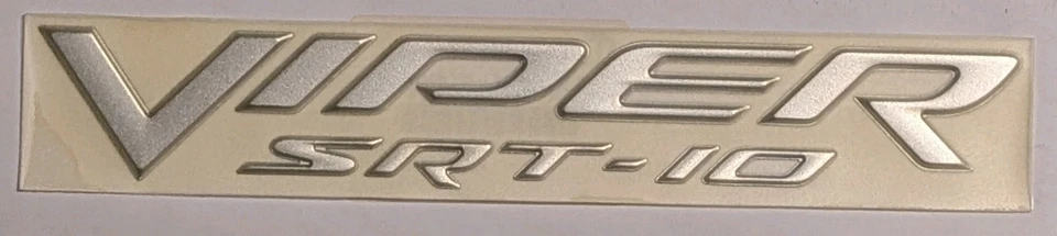 Dodge Viper SRT-10 2008-2010 calcomanía emblema placa de identificación fabricante de equipos originales nuevo Mopar WN81XZAAB Foto 1 de 2
