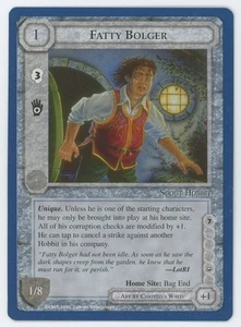 1995 Middle-Earth The Wizards UNLIMITED Fatty Bolger - PROMO - MINT & UNPLAYED - Picture 1 of 2