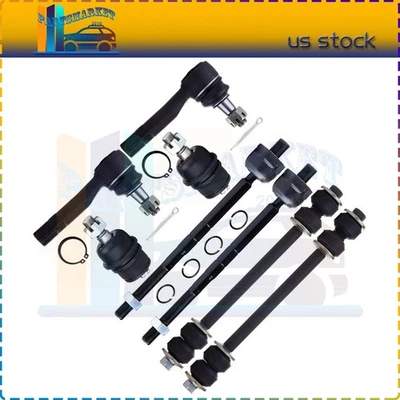 For 1995-2001 Ford Explorer Mazda B3000 Set Of 8 Front Tie Rod End Ball Joint Foto 1 de 4