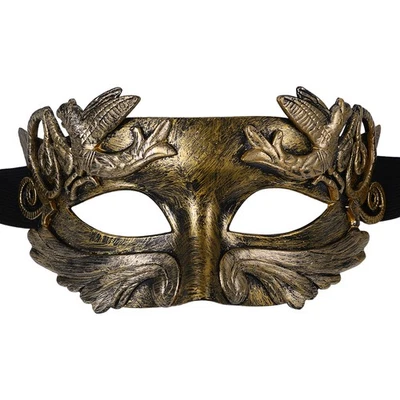 Mascarada para hombre Máscara de carnaval Venecia italiana Máscaras romanas Máscaras griegas egipcias Foto 1 de 4
