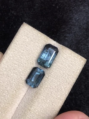 4.25-Carats beautiful Smoky  Blue Tourmaline From Afghanistan 🇦🇫 - Image 1 of 4
