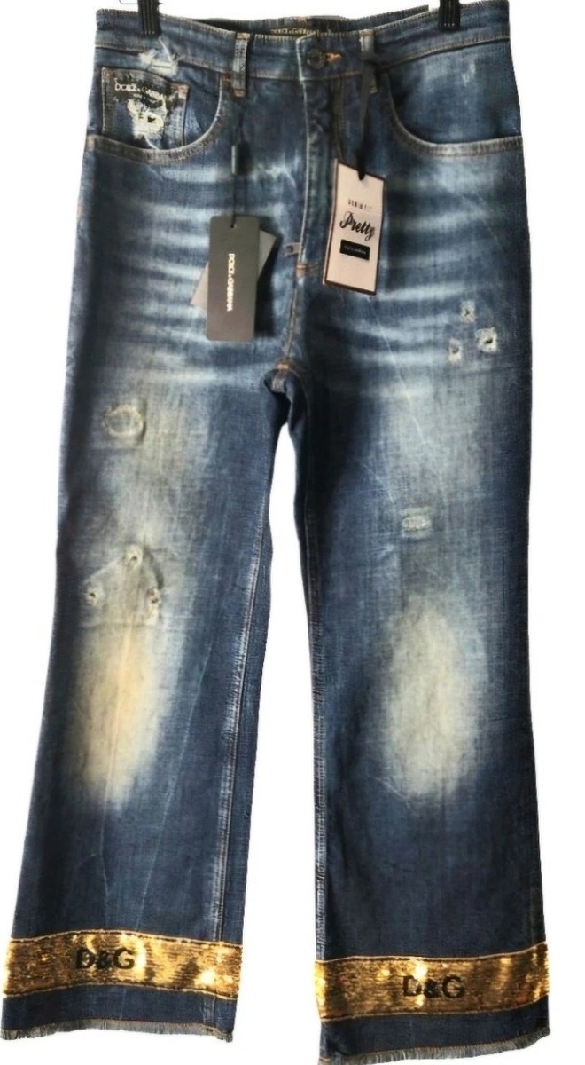 Dolce&Gabbana Women's Denim Regular Size Pants for Women | eBay Dolce&Gabbana Women's Denim Regular Size Pants for Women | eBay