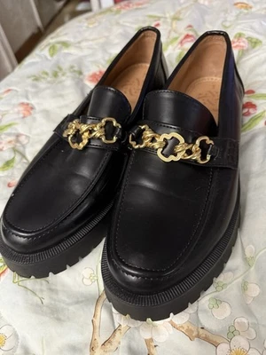 Sam And Libby Women’s Black Raylan  Lug Sole Chunky Loafers Shoes Size 9 - Image 1 of 4