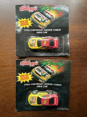 (2) Chevrolet Monte Carlo Kellogg's Racing #5 Terry Labonte 1995 NASCAR 1/64 Foto 1 de 4