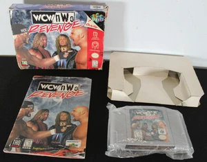 Nintendo 64: WCW vs NWO Revenge - AUTHENTIC - CIB - TESTED/WORKS - Picture 1 of 14