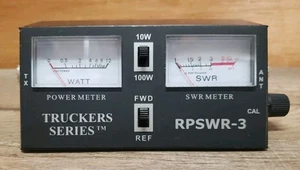 UNTESTED AS-IS Truckers Series Ham Radio RPSWR-3 Power Meter Dual Test Meter - Picture 1 of 10