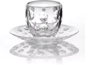 Guzzini Venice Kaffeetasse mit Untertasse Acryl Klar Kaffee' Likörflasche 110 Cc - Bild 1 von 3
