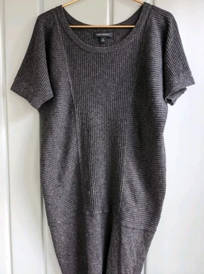 Suéter de Vestido Banana Republic XL para Mujer Mezcla de Lana Cachemira Tejido Gris Acanalado 16 Foto 1 de 4