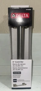 Delta Greenwich Barra Assistenza Residenziale Montaggio 9" Nichel Spazzolato fino a 300 libbre NUOVO - Foto 1 di 1