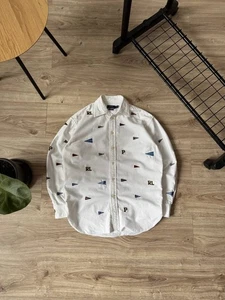 Camisa Polo Ralph Lauren Boyfriend Fit Monograma Abotonada Para Hombre Talla XS - Imagen 1 de 6