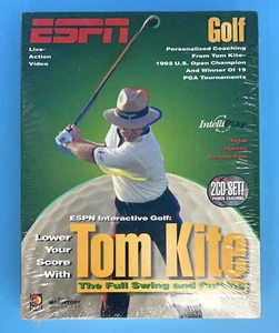 Golf Tom Kite: The Full Swing and Putting for Vintage Apple Macintosh SEALED - Picture 1 of 3